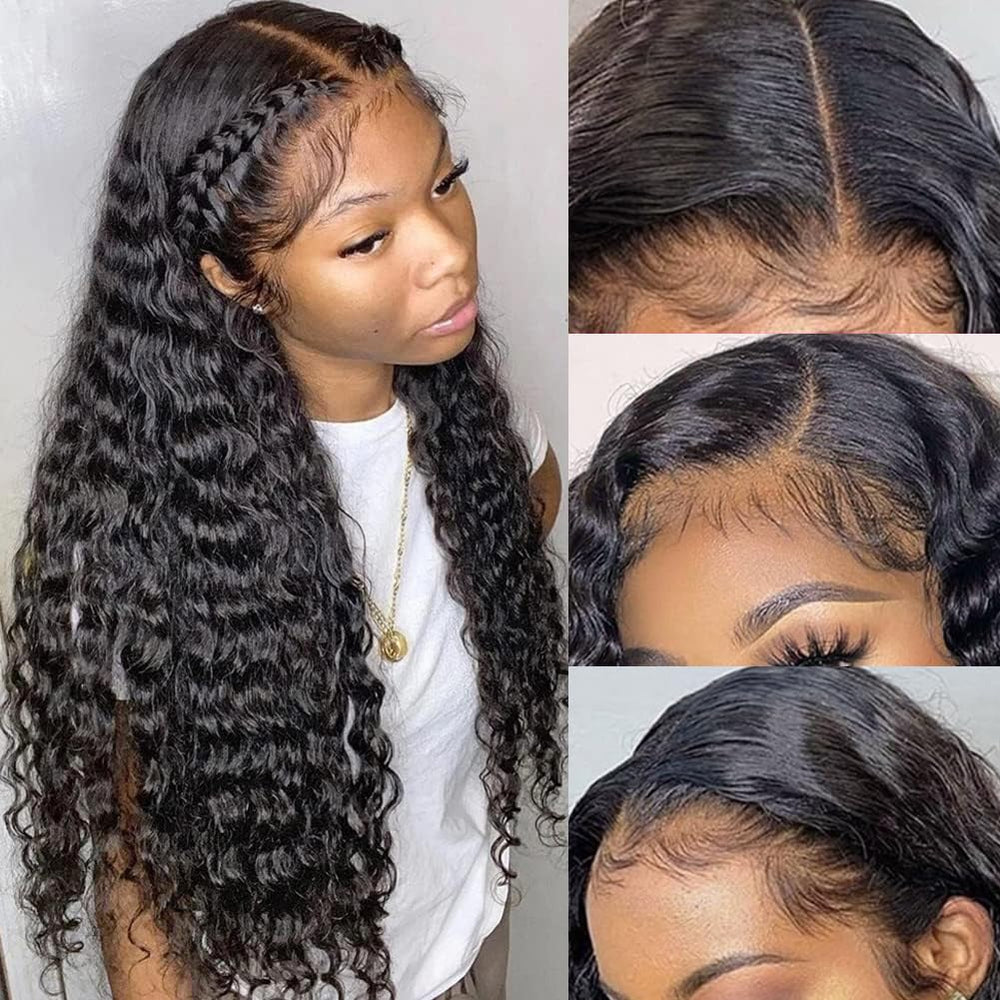 Pizazz front view of packaged wig showing natural look and benefit of ready-to-wear