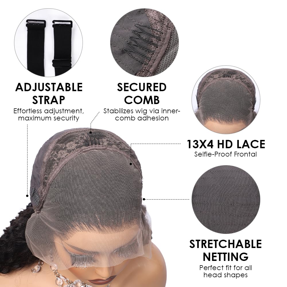 Pizazz wig length shown on mannequin for true-to-length measurement benefit