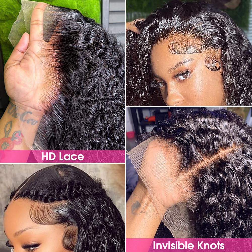 Pizazz wig on model with side part demonstrating flexible parting benefit