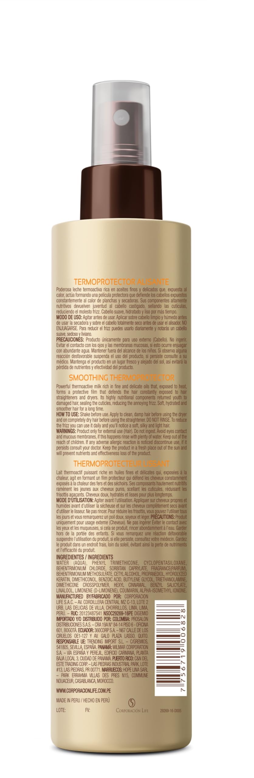 PLACENTA LIFE nozzle close-up highlighting easy spray application and control