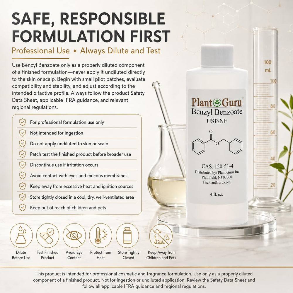 Plant Guru ingredient panel on bottle highlighting USP grade purity for compliance benefit