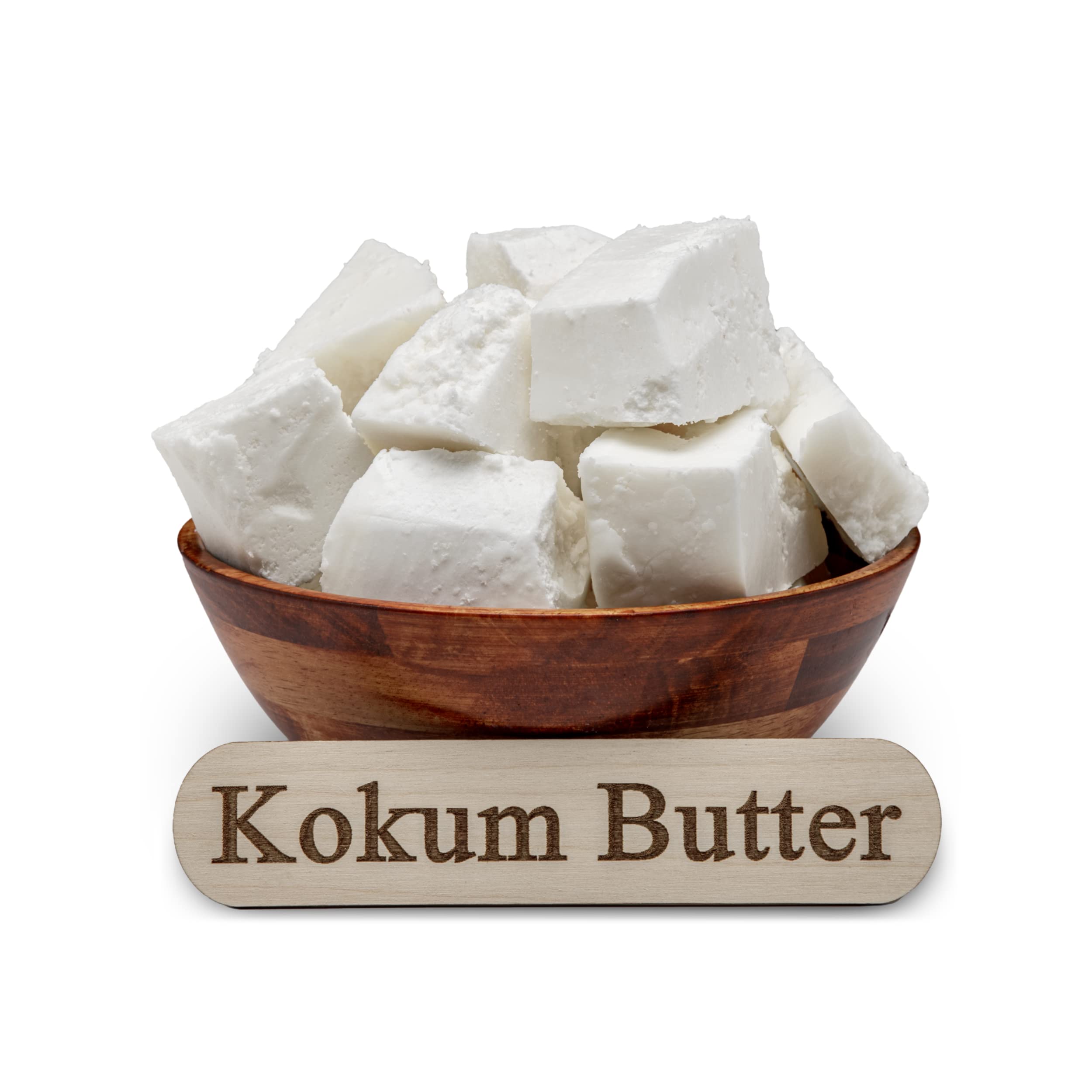 Label detail on Plant Guru kokum butter showing cold-pressed and pure attributes
