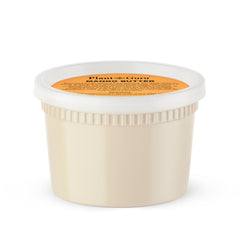 Plant Guru jar front view showing pure mango butter and clear labeling for natural moisturizing