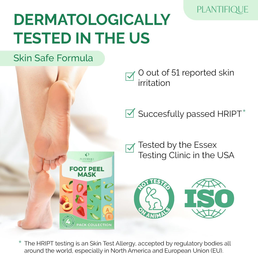 PLANTIFIQUE smooth sole after treatment showing softer skin