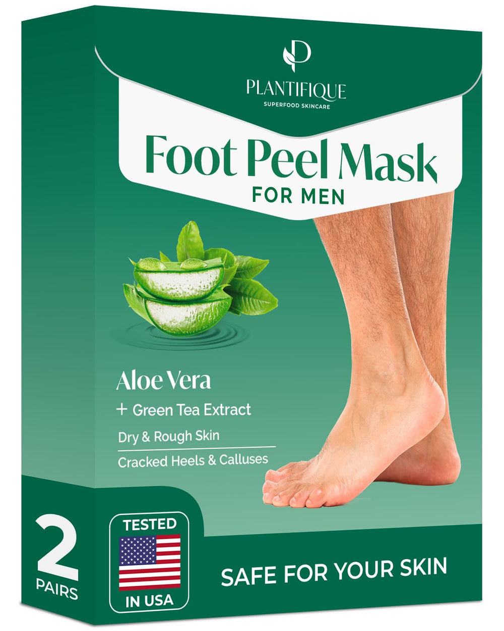PLANTIFIQUE front packaging showing two pairs and benefit of soft feet
