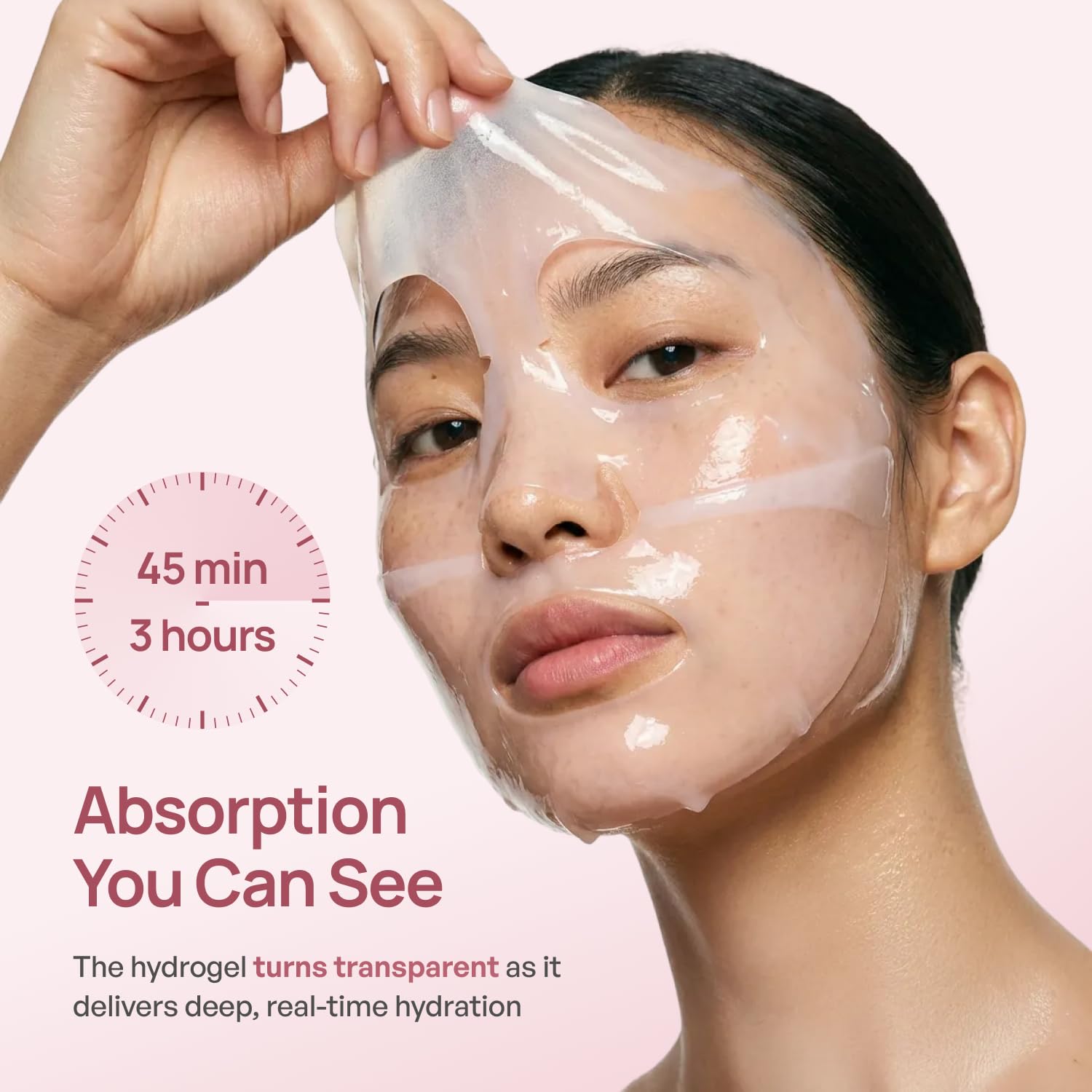 PLANTIFIQUE closeup of hydrogel texture highlighting cooling hydration