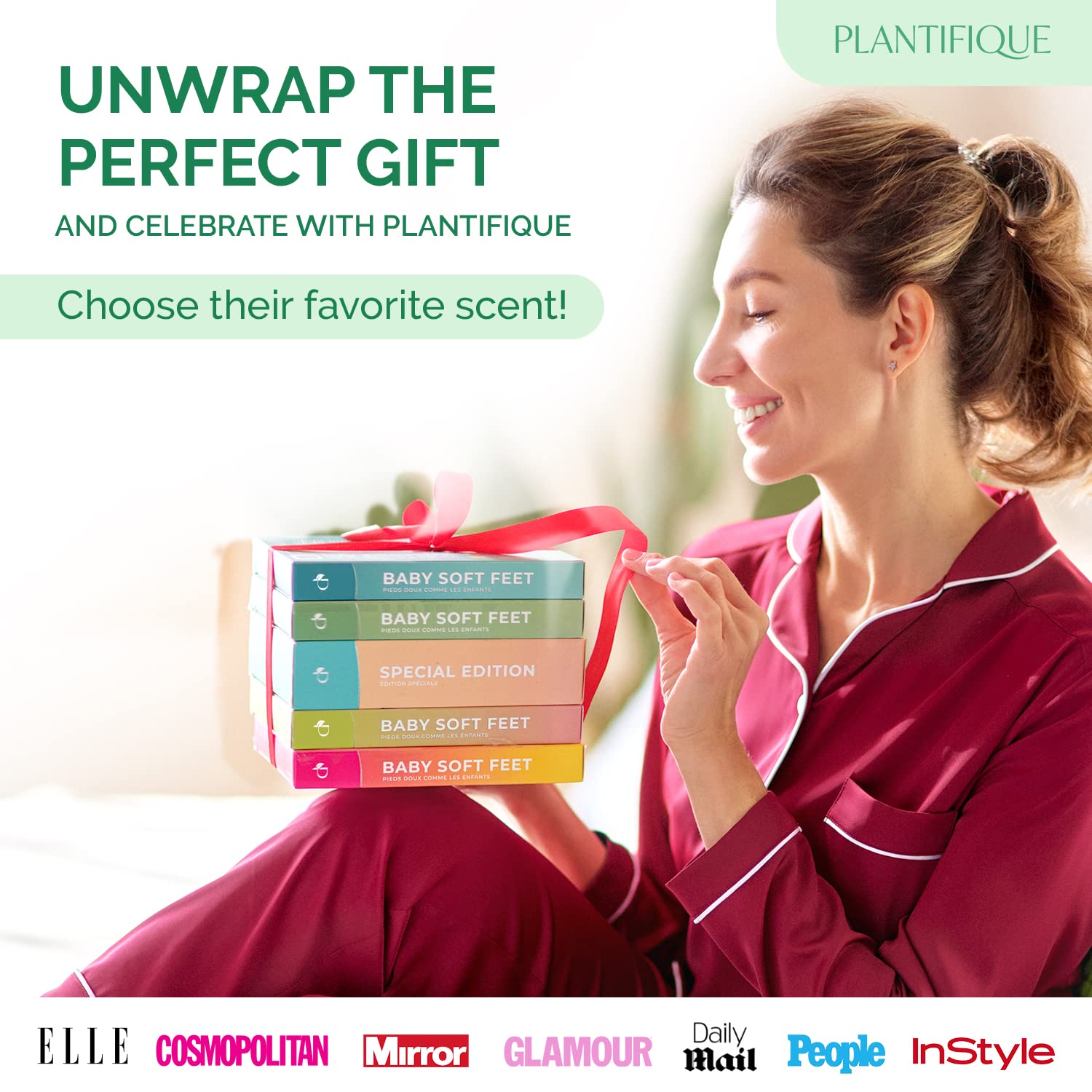 PLANTIFIQUE mask in home spa setting promoting relaxation