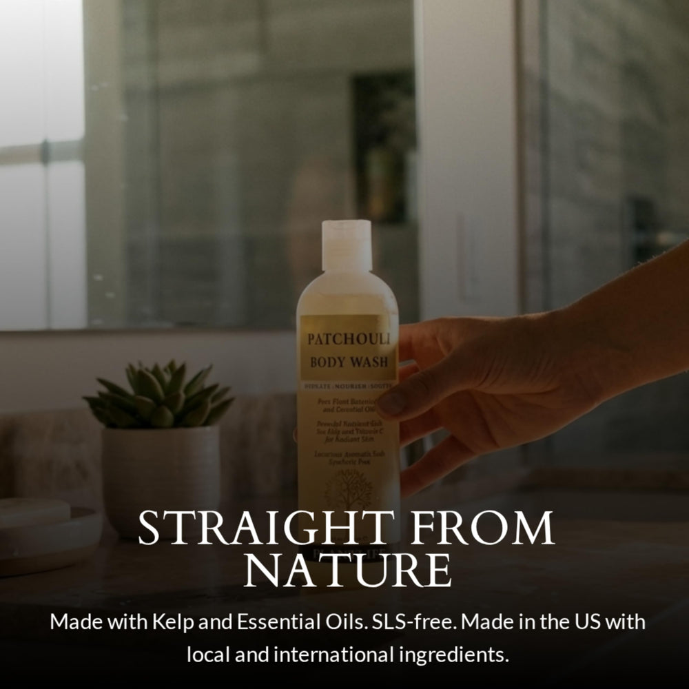 Plantlife texture foam on hand illustrating gentle lather and moisturized feel