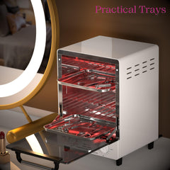 Plasdent stainless trays detail highlighting rust-resistant finish for long life