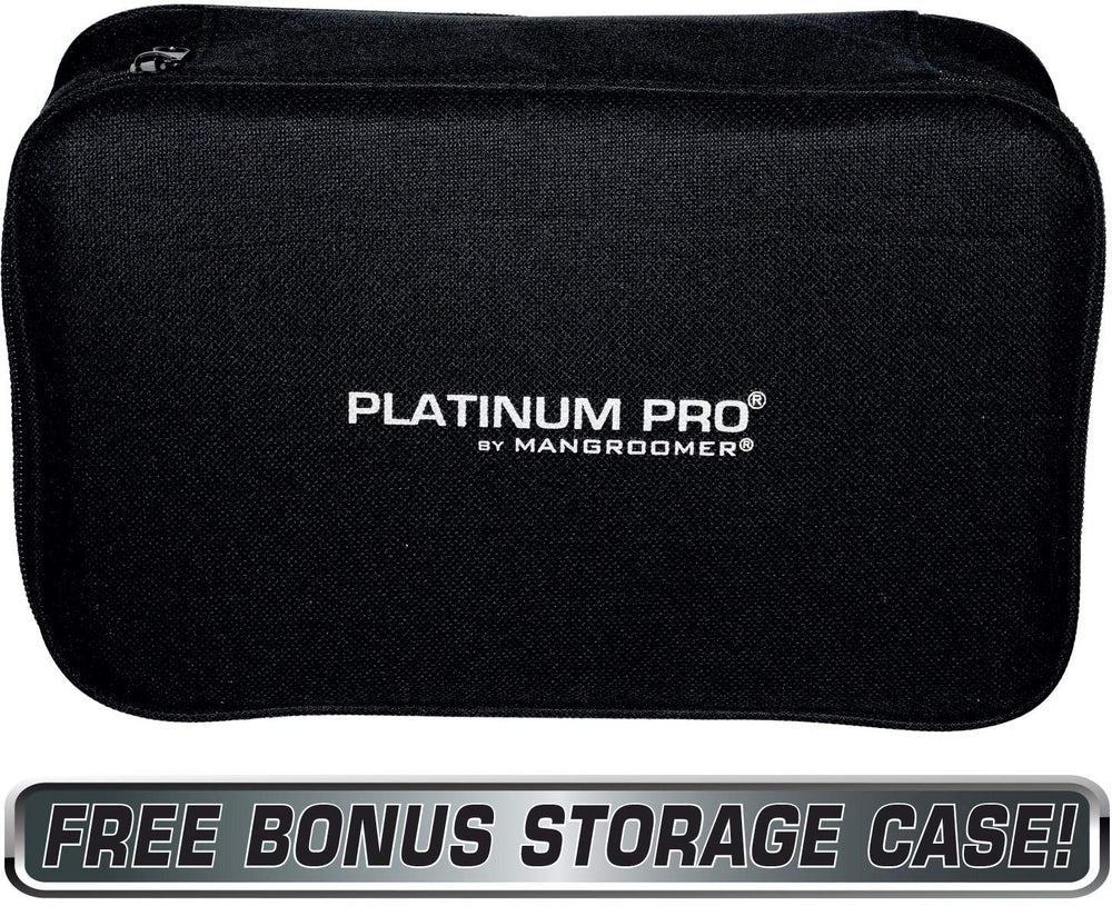 Platinum Pro storage case and accessories protecting attachments and simplifying storage
