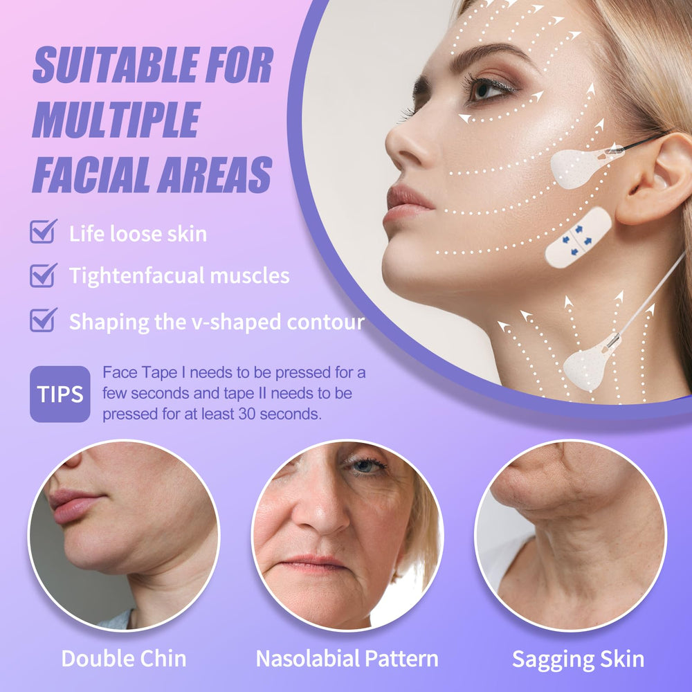 PLAYQUEEN before-and-after jawline lift showing sharper profile