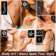 PllusJoys tattoo cones array showing vibrant, blendable colors
