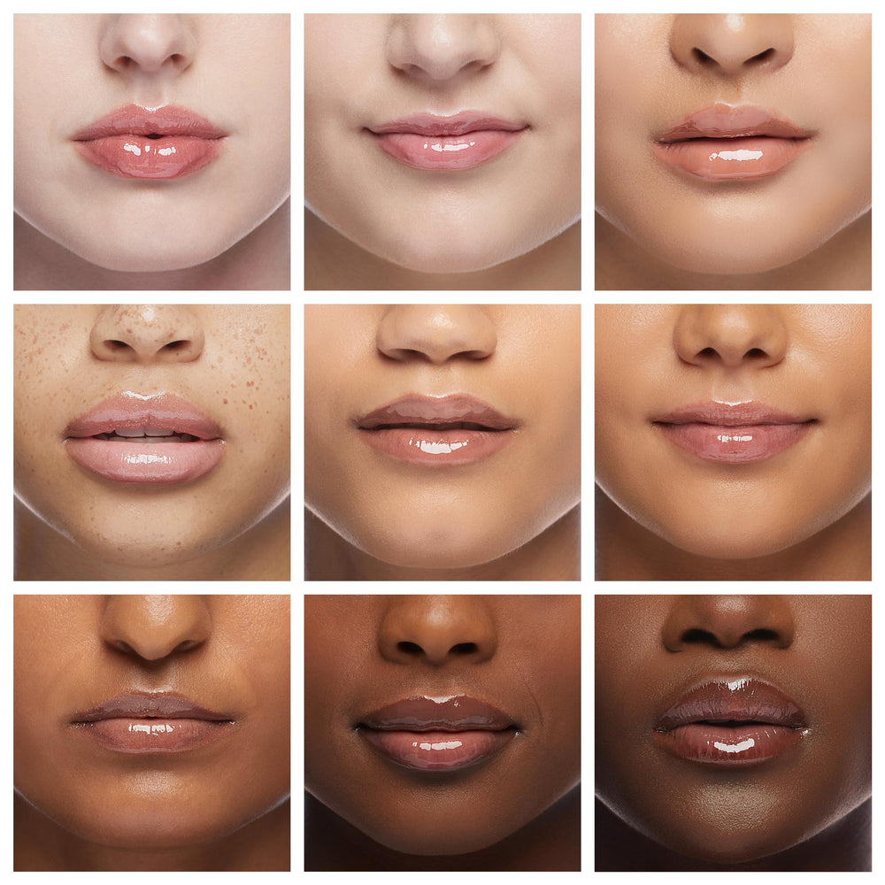 Plump Lab on-lips usage demonstrating visible fullness and natural shine