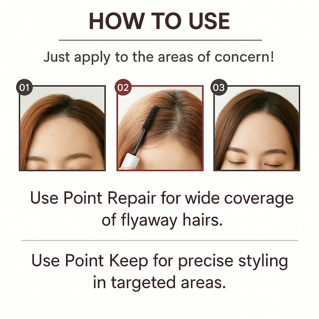 Plus eau open wand close-up with micro brush demonstrating precise application