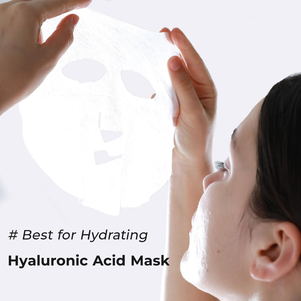 +WIS+ single mask close-up displaying thin sheet and saturated serum for quick absorption