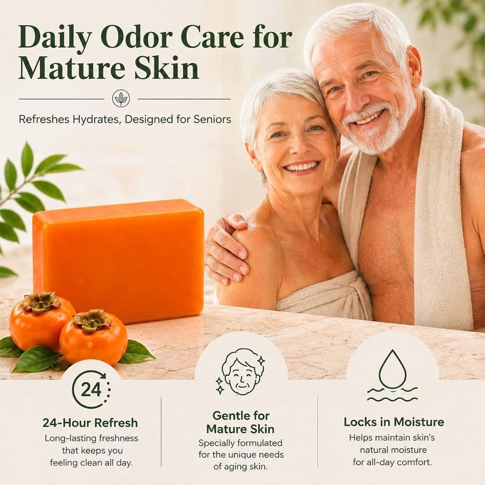 Plymun Kaori soap placed in bathroom setting suggesting travel and daily use