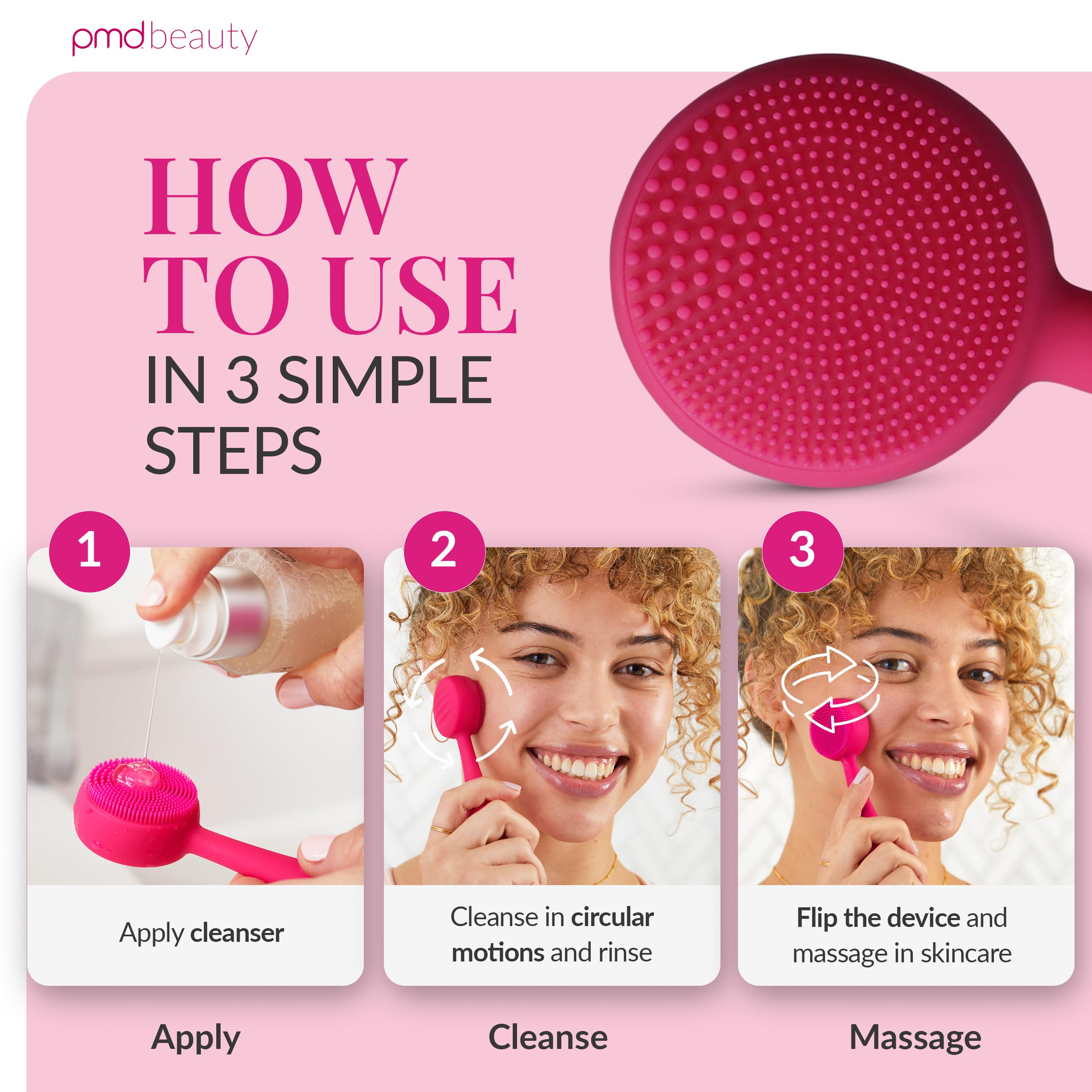 PMD Beauty Clean Mini packaging label showing product details and authenticity