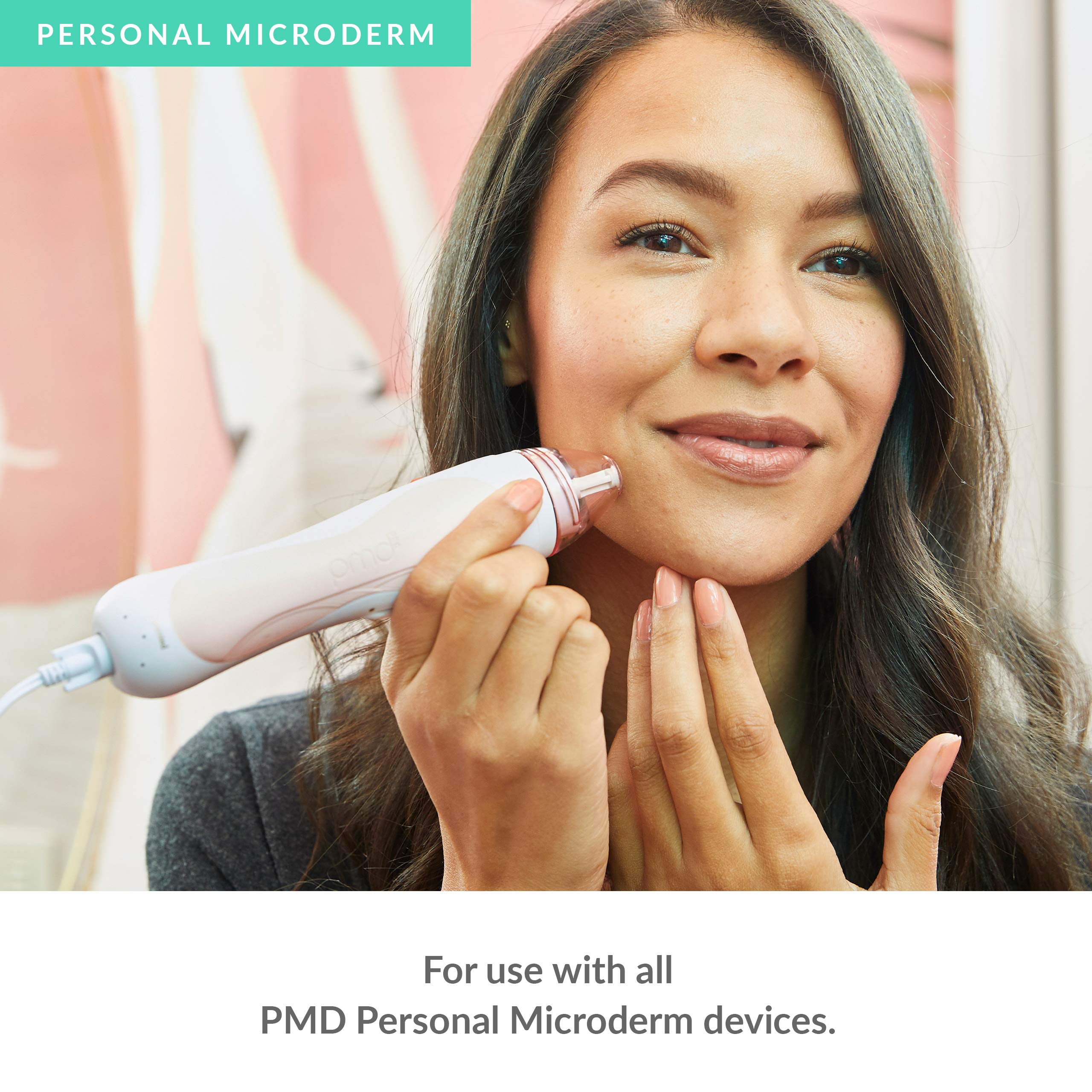 PMD Beauty large green body disc beside ruler to show size and coverage benefit