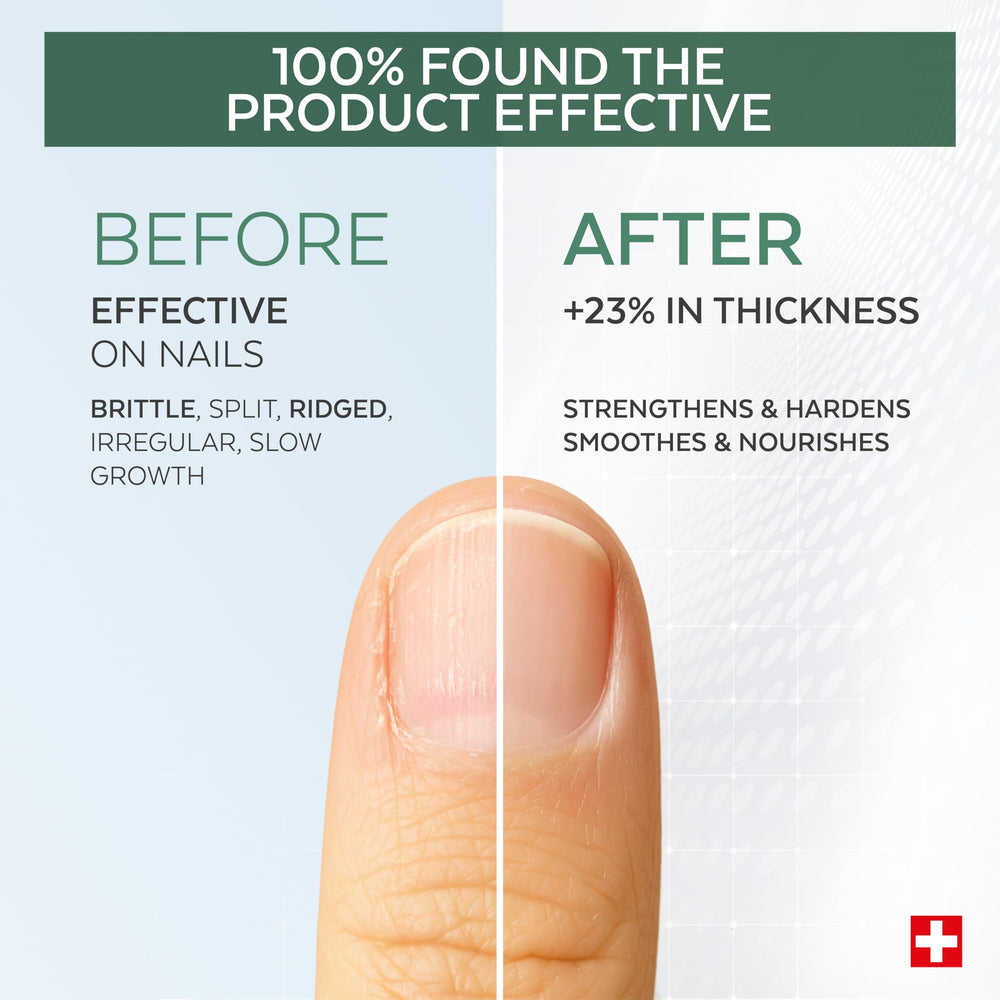 PODERM application on cuticle demonstrating moisturizing benefit