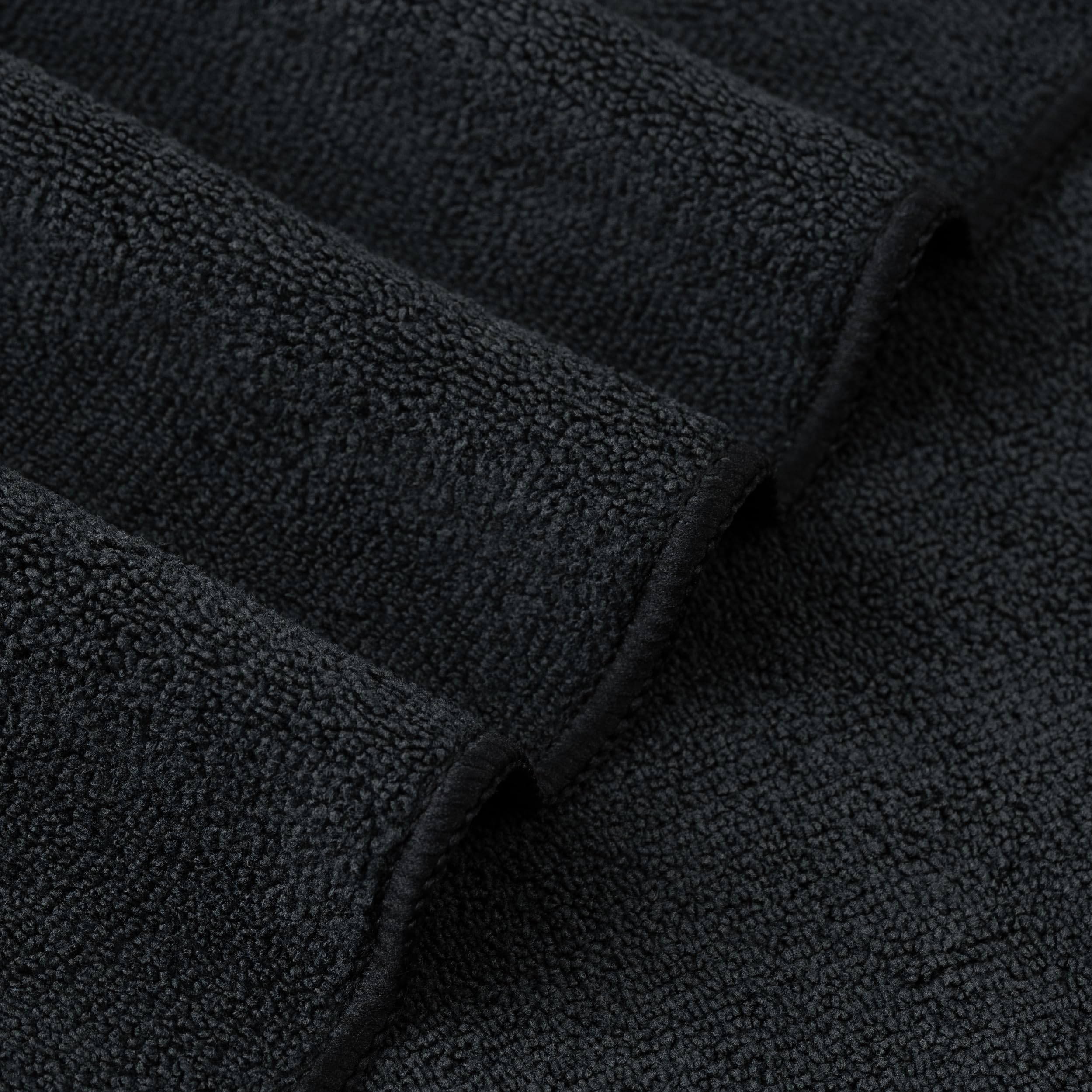 POLYTE towel edge stitching close-up highlighting durable sewn trim benefit
