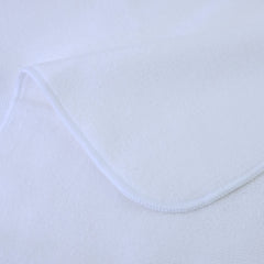 POLYTE towel wrapped on client in salon demonstrating gentle fast drying