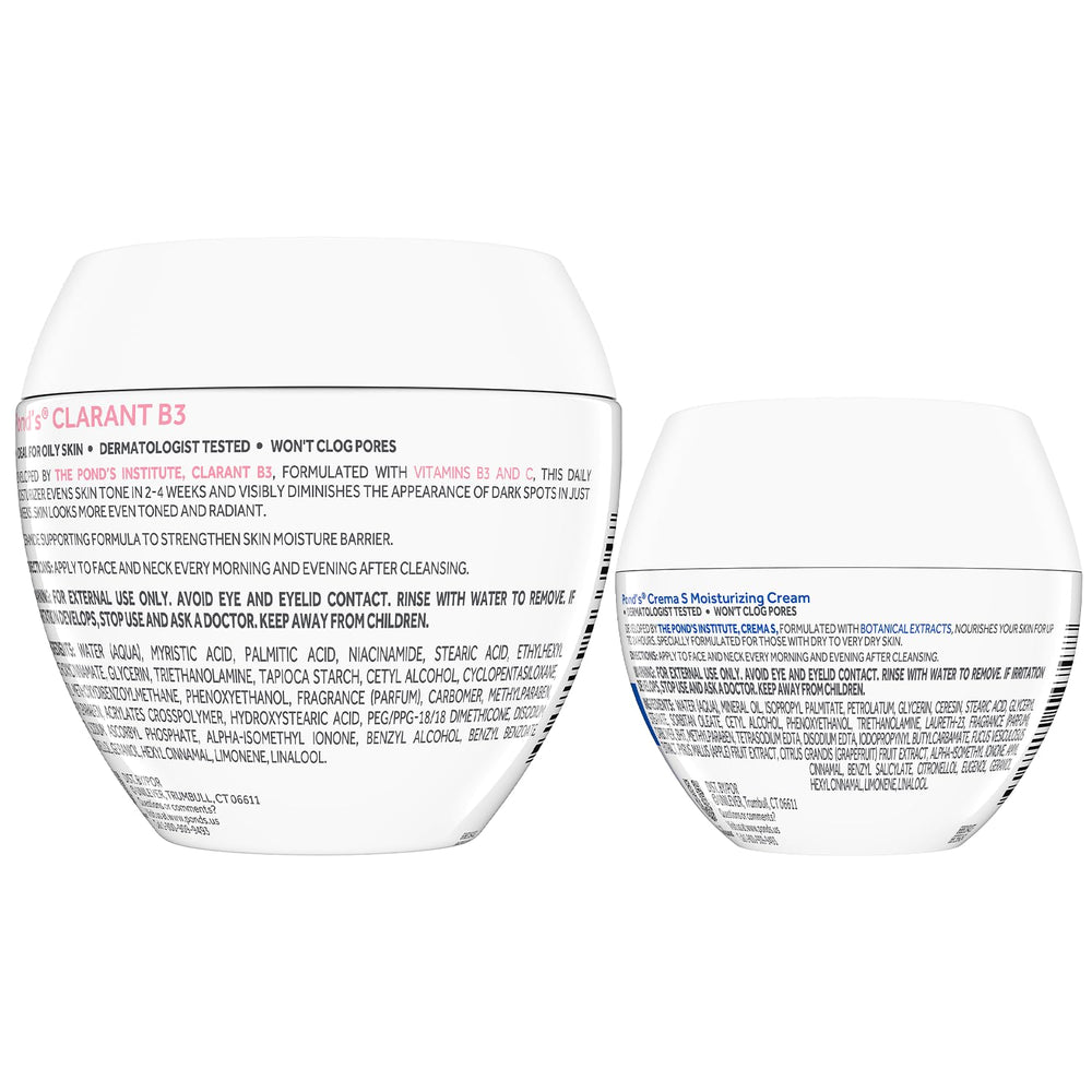 POND'S Clarant B3 cream texture close-up demonstrating smooth absorption