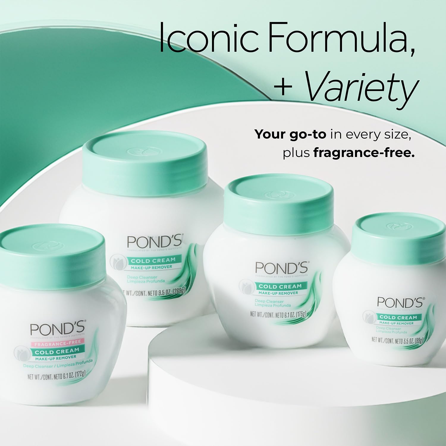 POND'S placed on bathroom counter in routine, lifestyle hydration benefit