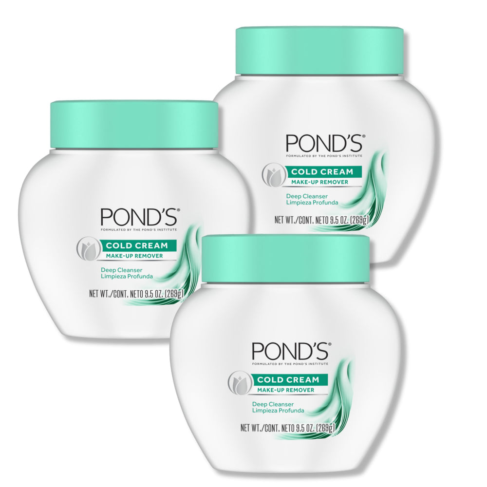 POND'S front jar view showing packaging and clear product benefits
