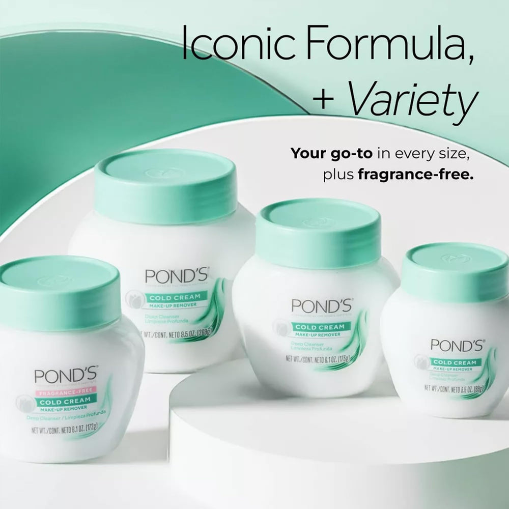 POND'S skin after use showing softened, moisturized appearance and smooth finish