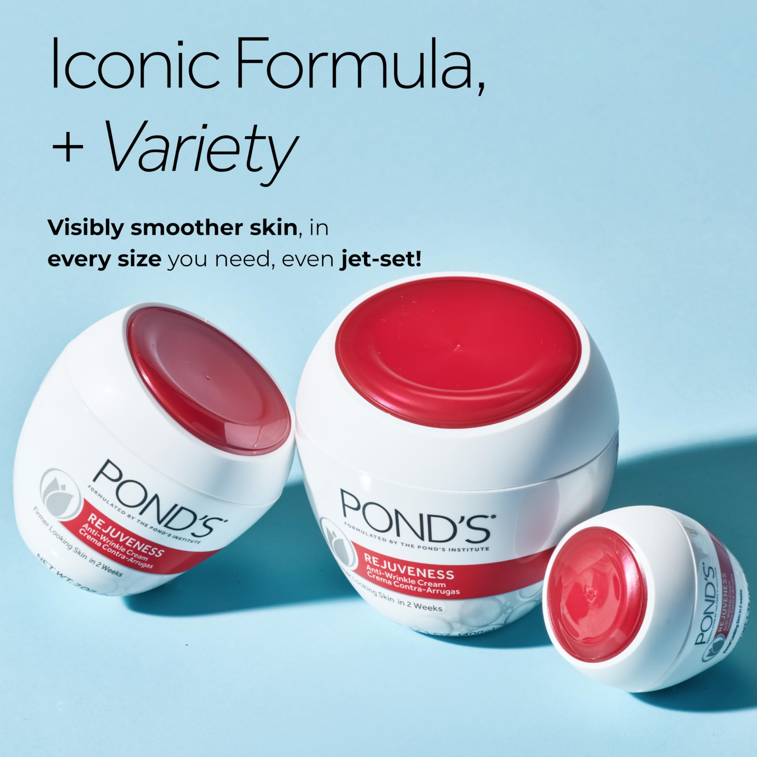 POND'S label close-up showing dermatologist-tested and non-comedogenic benefit