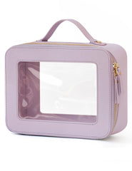 Popvibe front view purple mahjong tile bag showing shape and visibility benefit