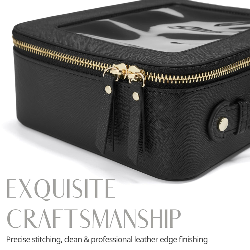 Popvibe lifestyle image in travel setting conveying polished, practical organization