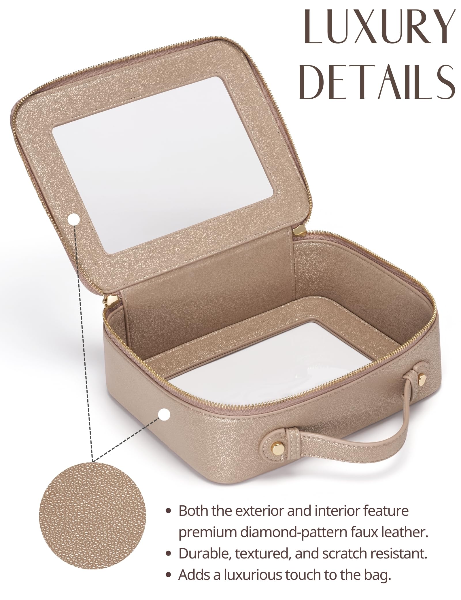 Popvibe beside suitcase illustrating compact travel-friendly size