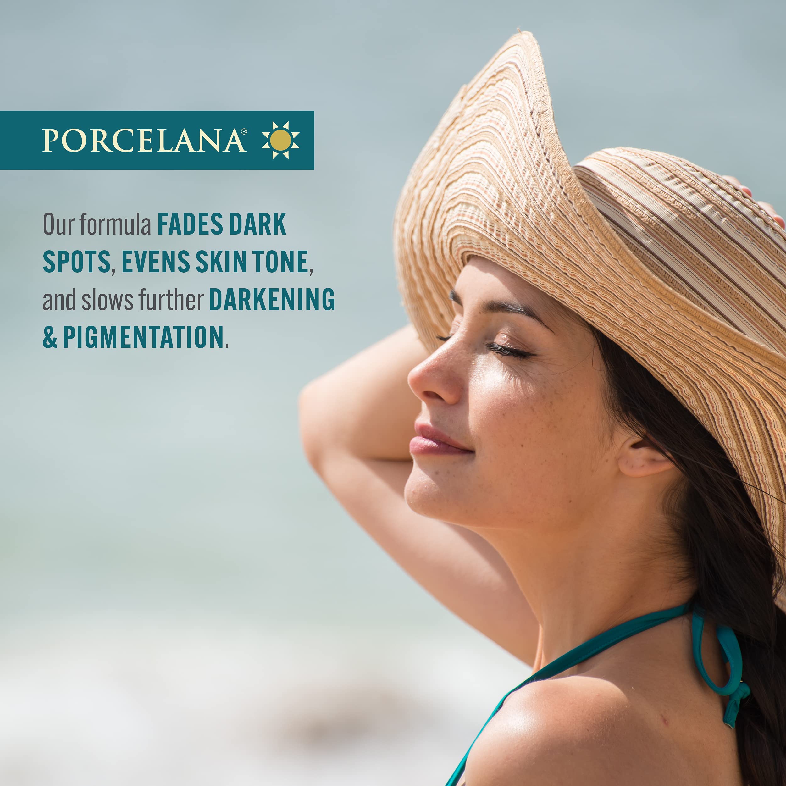 porcelana close-up of creamy lotion texture revealing lightweight finish and easy absorption benefit