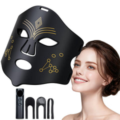 PORTBOR front view showing sleek black mask and full-face coverage benefit