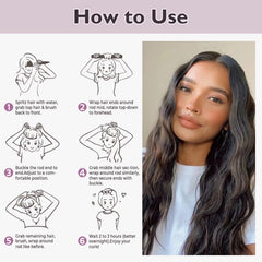 posicurly metal hook detail used to thread hair quickly and secure curls
