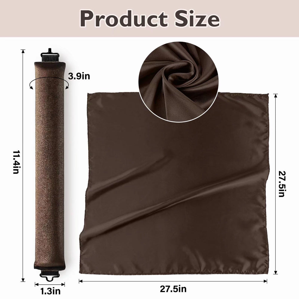 posicurly rods size comparison beside ruler demonstrating 11.4 inch length