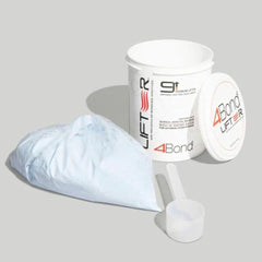 POWERTOOLS 4BOND mixed cream consistency in bowl showing non-drip texture for precise application