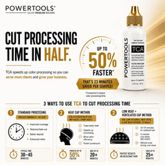 POWERTOOLS mixed into lightener demonstrating quicker development control