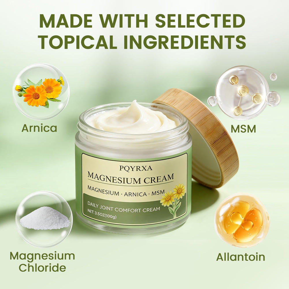 PQYRXA cream texture close-up showing smooth, fast-absorbing benefit