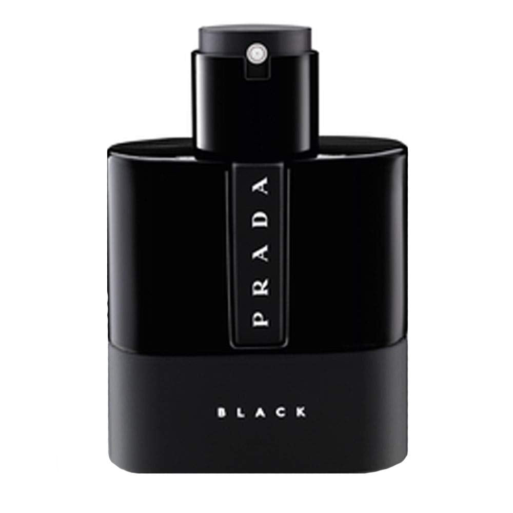 Prada Luna Rossa Black front bottle shows design and immediate style benefit