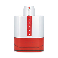 Prada Luna Rossa Sport close-up of label and spray head highlighting quality finish