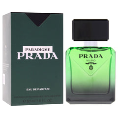 Prada Paradigme cap and nozzle detail showing durable mechanism and easy spray