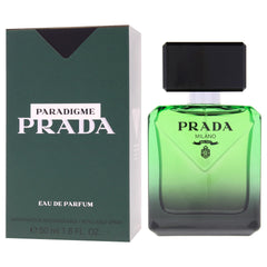 Close-up of Prada Paradigme glass texture emphasizing premium finish and clarity