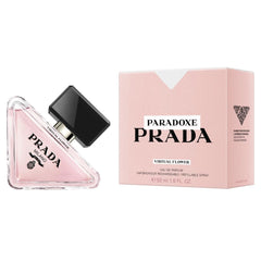 Prada Paradoxe cap detail emphasizing premium finish and secure closure