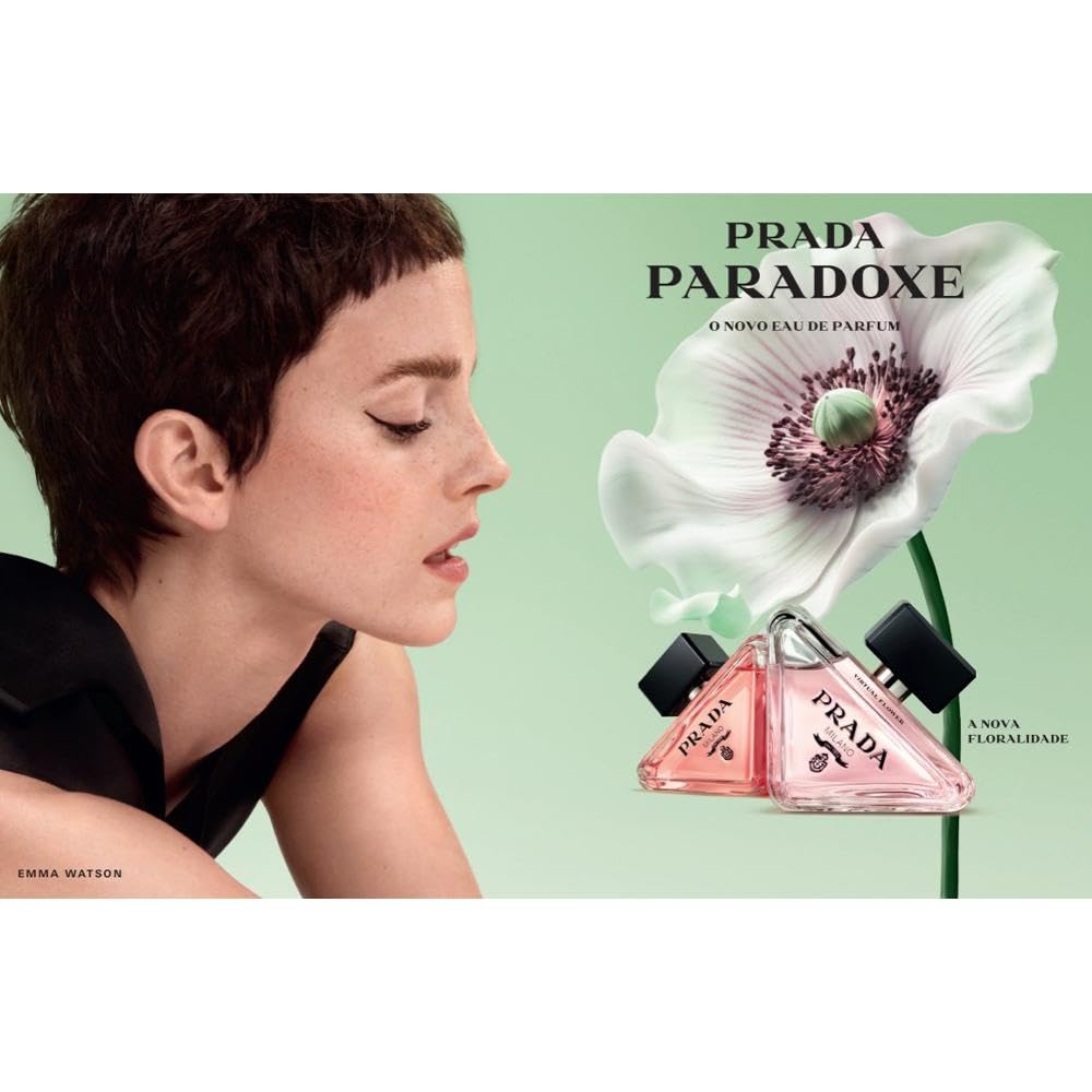 Prada Paradoxe bottle in lifestyle scene conveying daytime wear appeal