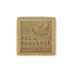 Pre de Provence close-up on soap texture highlighting natural olive oil and gentle formula benefit