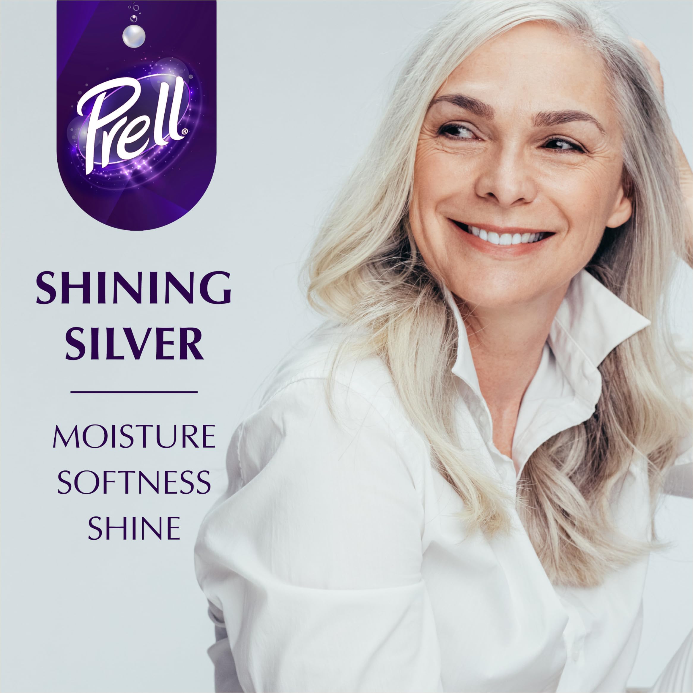 Prell conditioner cream texture close-up illustrating nourishment