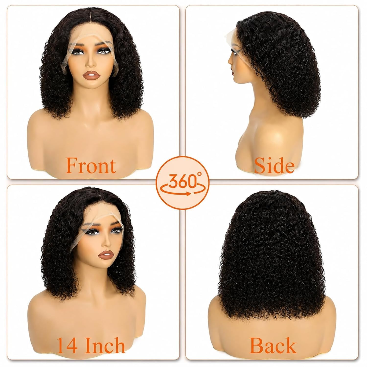 PREMAY interior cap with straps and combs for secure glueless wear benefit