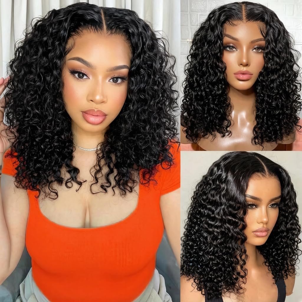 PREMAY front view bob wig showing natural hairline and ready-to-wear benefit